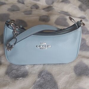 Coach Light Blue Teri Leather Women's Bag